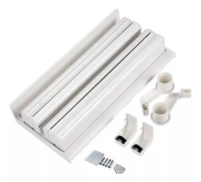 Organizador de Cocina 4 en 1 🧻 Dispensador con Cortador de Papel Aluminio y Vinipel