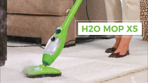 Maquina Vapor Steam Mop Pro Clear 5en1 Mejor Que H2o Mop X5