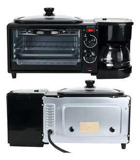 Horno Eléctrico Sokany 3 en 1 🍳 Cocina, Tuesta y Prepara Café
