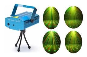 Proyector de Luces Láser Rítmico 🎶 Luces que Siguen la Música para Fiestas