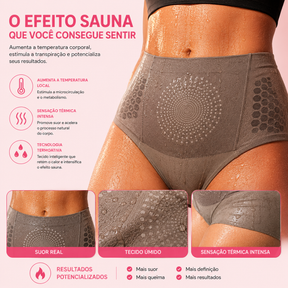HotLift™ ThermoShape — Shorts de Efeito Sauna com Compressão Térmica e Micropartículas Ativas