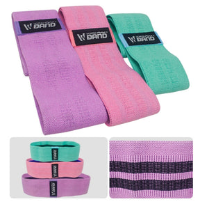 Bandas Elásticas de Resistencia para Glúteos 🍑 Set de 3 Bandas Fitness para Ejercicio