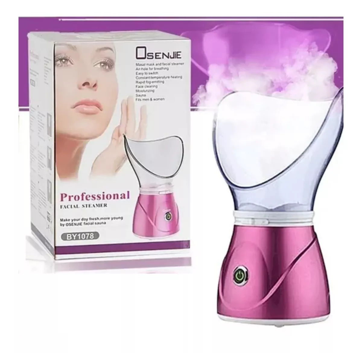 Vaporizador Facial Profesional 💨 Limpieza Profunda y Tratamiento Spa en Casa