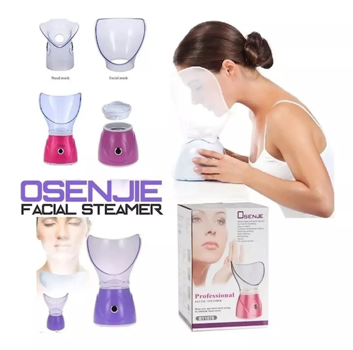 Vaporizador Facial Profesional 💨 Limpieza Profunda y Tratamiento Spa en Casa