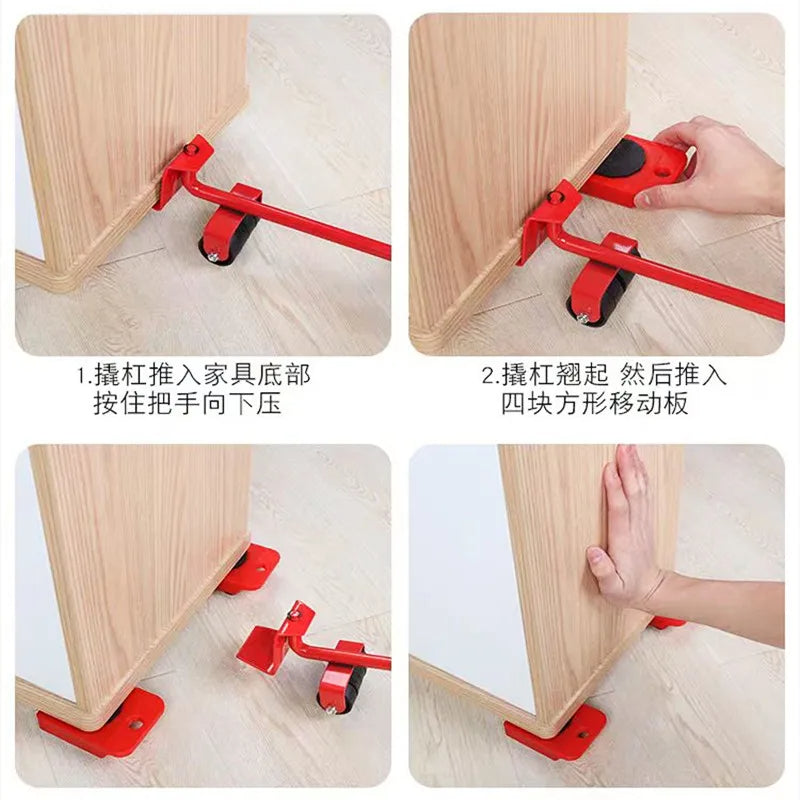 Palanca Levanta Muebles con Bases Deslizantes 🏠 Mueve Sin Esfuerzo