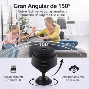 Mini Cámara de Seguridad A9 con Visión Nocturna – Vigilancia Discreta 📷