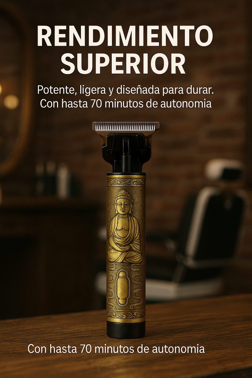 Barbera Profesional T99 Buda ✂️ Patillera Recargable de Precisión