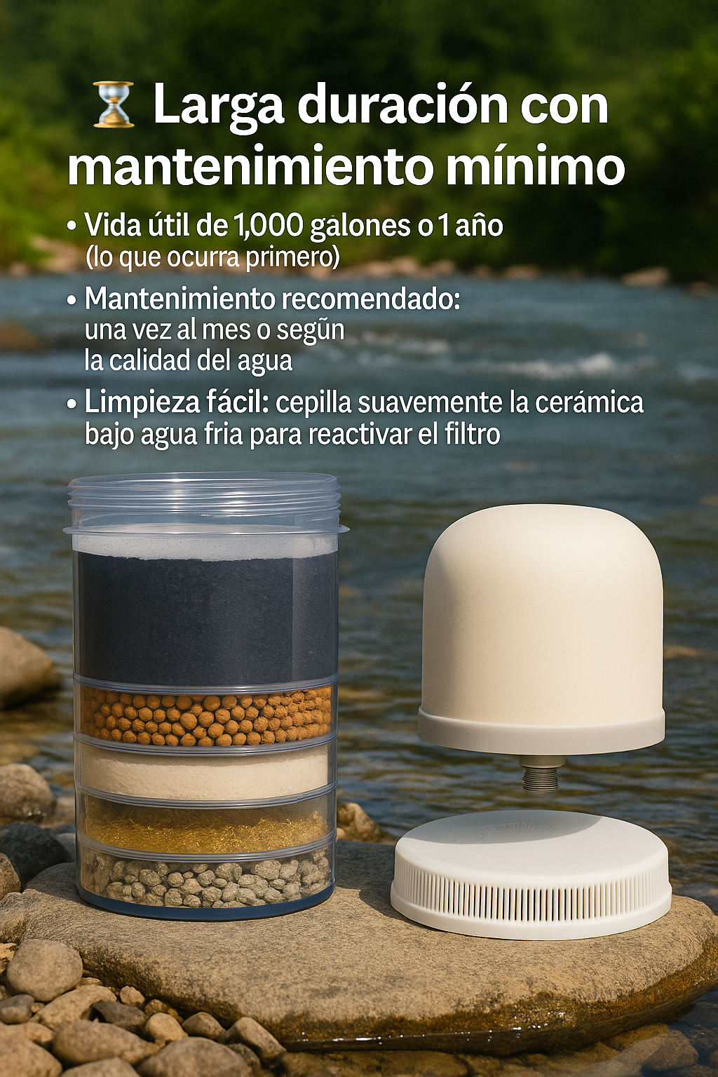 Combo de Filtros para Purificador 💧 Compatible 14 y 16 Litros
