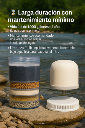 Combo de Filtros para Purificador 💧 Compatible 14 y 16 Litros