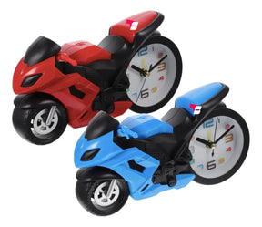 Reloj de Mesa Diseño Moto Deportiva 🏍 Decoración Moderna y Original
