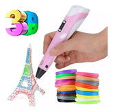 Lápiz 3D de Impresión 🎨 Kit Completo con Filamentos Multicolor