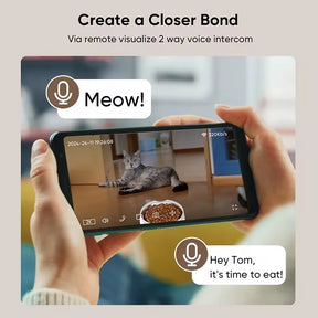 Dispensador Automático Inteligente para Mascotas con Cámara 📷 Controla la Alimentación Desde tu Celular