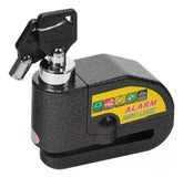 Candado Antirrobo para Moto 🔐 Bloqueo de Freno con Alarma