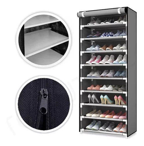 Zapatera Organizadora para Closet 👟 9 Niveles – Hasta 27 Pares