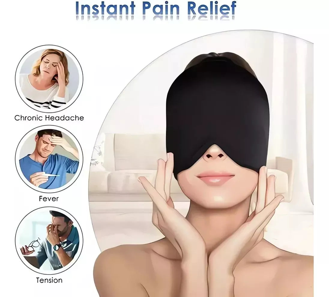 Gorro de Gel Terapéutico para Migraña – Alivio Frío y Caliente 🧊
