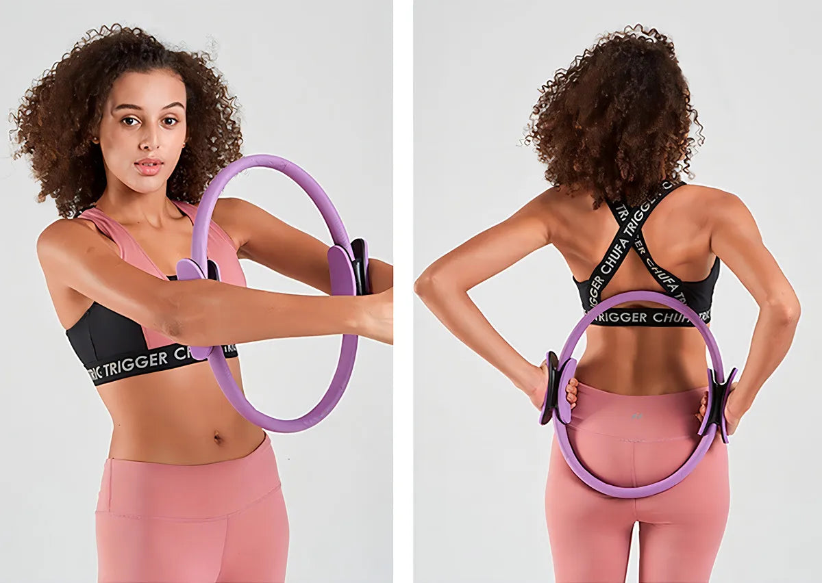 Aro de Pilates con Resistencia 🍑 Tonifica Cuerpo y Fortalece Músculos Fácil