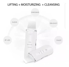Espátula Facial Ultrasónica ✨ Limpiador Profundo de Piel