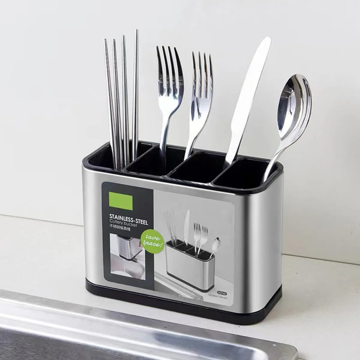 Portacubiertos Organizador de Cocina 🍴 Orden y Estilo en tu Cajón