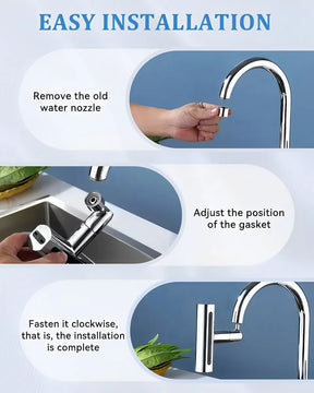 Grifo Extensor Multifuncional 🚰 Llave Tipo Cascada con 3 Modos de Agua