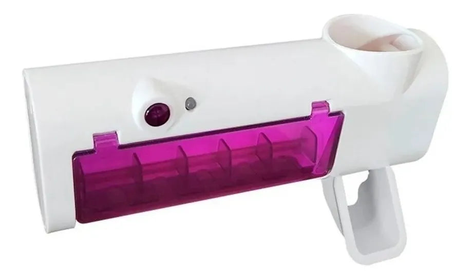Esterilizador UV para Cepillos con Dispensador de Crema – Higiene Total 🦷