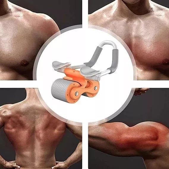 Rueda Abdominal con Rebote Automático 💪 Ejercita el Abdomen en Casa