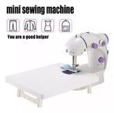 🧵✨ Mini Máquina de Coser Portátil – Con Mesa de Extensión
