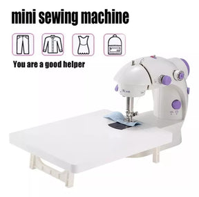 🧵✨ Mini Máquina de Coser Portátil – Con Mesa de Extensión