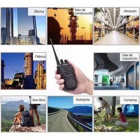 Kit x4 Radios Baofeng BF-888S 📻 Walkie Talkie UHF con Auricular