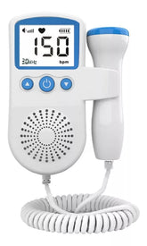 Monitor Doppler Fetal Portátil 👶 Escucha los Latidos del Bebé en Casa - Azul
