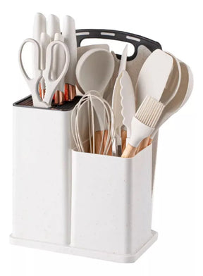 Set de Utensilios de Cocina 19 Piezas 🍳 Completo y Resistente