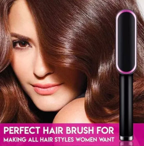 Cepillo Alisador Iónico ✨ Alisa y Reduce el Frizz al Instante