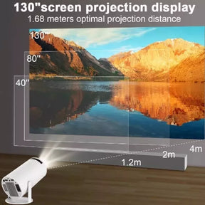 Mini Proyector Android 📽️ Cine en Casa con WiFi y Duplicación de Pantalla