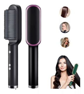 Cepillo Alisador Iónico ✨ Alisa y Reduce el Frizz al Instante