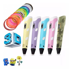 Lápiz 3D de Impresión 🎨 Kit Completo con Filamentos Multicolor