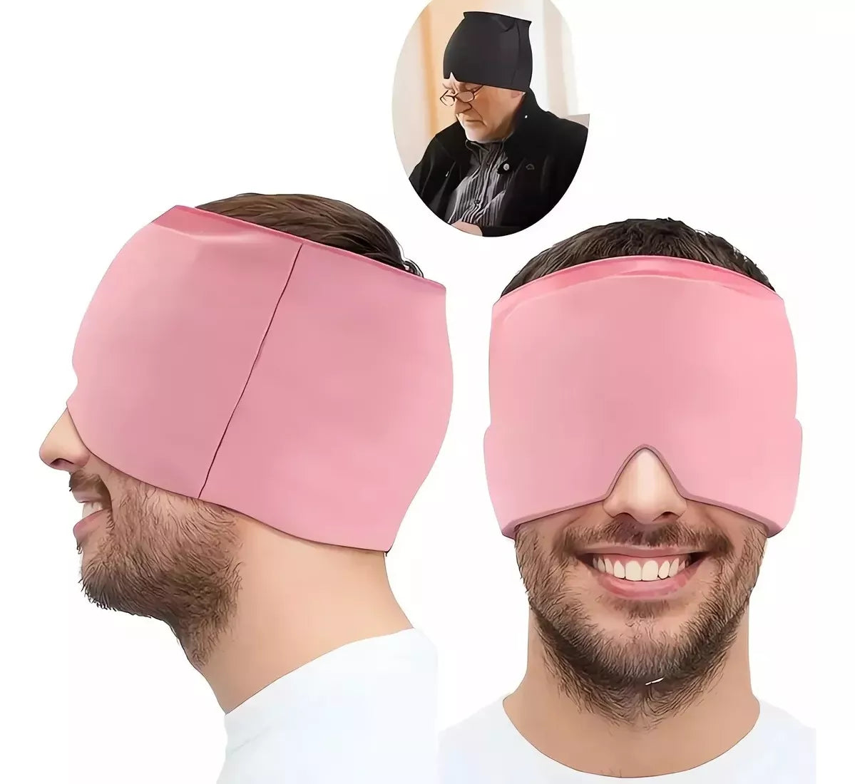 Gorro de Gel Terapéutico para Migraña – Alivio Frío y Caliente 🧊