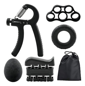 Kit de Ejercicios para Dedos, Manos y Muñecas 💪 5 Piezas de Fortalecimiento