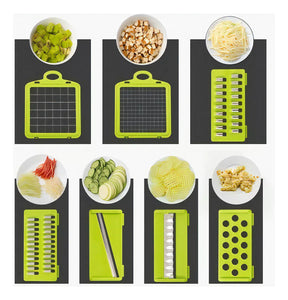 Rallador y Picador Manual 3 en 1 🥕 Corta Verduras, Frutas y Quesos Fácil