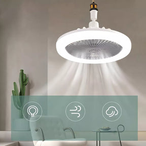 Ventilador de Techo con Lámpara 💡 Control Remoto y Fácil Instalación