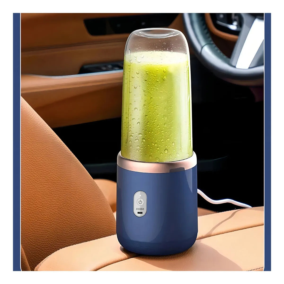 Mini Licuadora Portátil con Doble Vaso 🥤 Batidos para Llevar