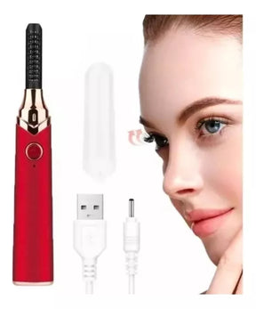 Rizador Eléctrico de Pestañas 💖 Curvado Duradero y Sin Dolor