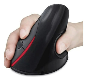 Mouse Ergonomico Vertical Inalambrico 2.4g Recargable Usb Color Negro