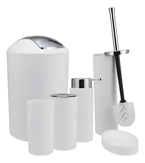 Kit de Accesorios para Baño 🛁✨ Elegante y Funcional | 6 Piezas