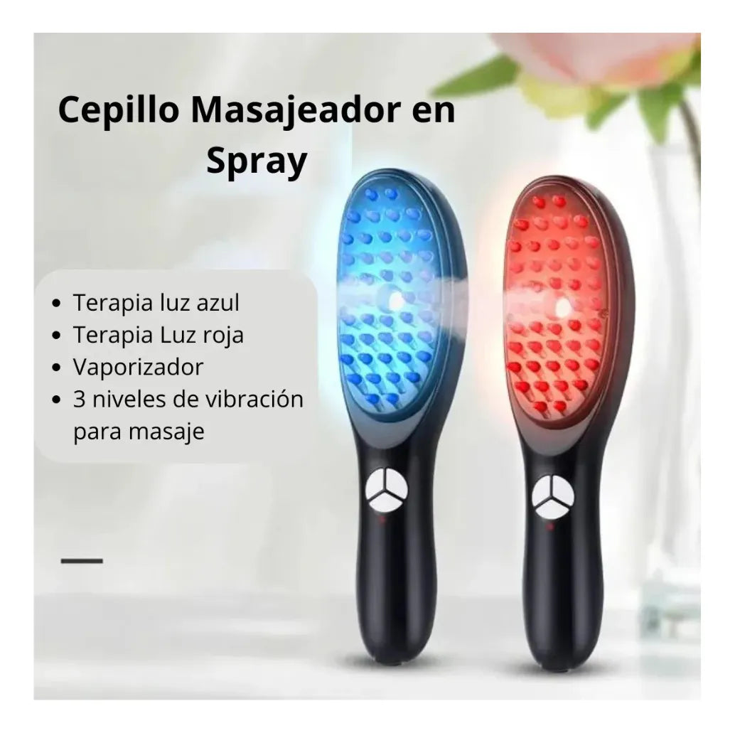 Cepillo Masajeador Capilar con Vapor 💆‍♀️ Cuidado del Cuero Cabelludo