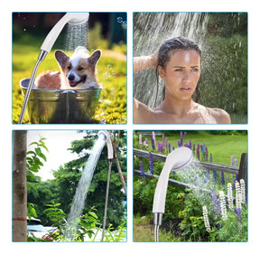 Ducha Portátil Recargable 🚿 Ideal para Camping y Emergencias