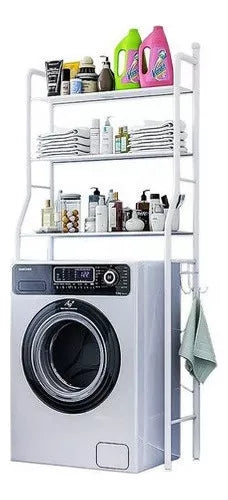 Estante Organizador para Lavadora y Baño – Ahorra Espacio con 3 Niveles 🧺