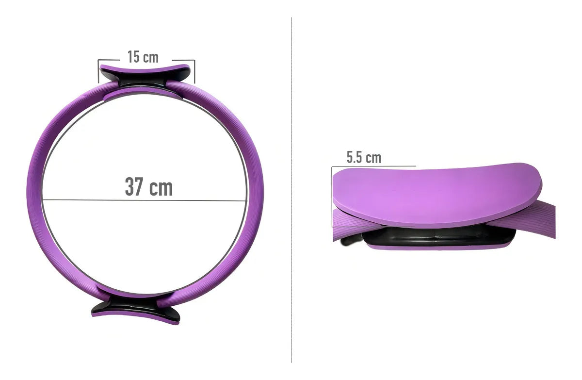 Aro de Pilates con Resistencia 🍑 Tonifica Cuerpo y Fortalece Músculos Fácil