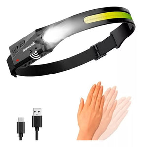 Linterna Frontal LED 🔦 Manos Libres para Camping y Trabajo