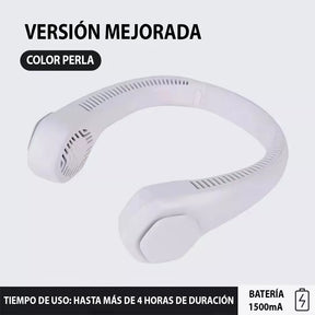 Ventilador Corporal para Cuello ❄️ Aire Fresco Portátil Manos Libres
