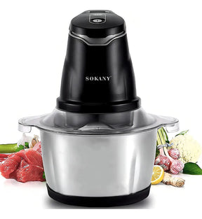 Picadora Eléctrica Sokany 🥕 Procesador de Alimentos Rápido y Potente
