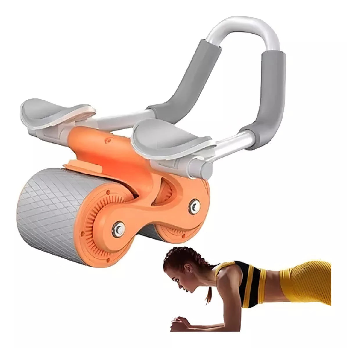 Rueda Abdominal con Rebote Automático 💪 Ejercita el Abdomen en Casa